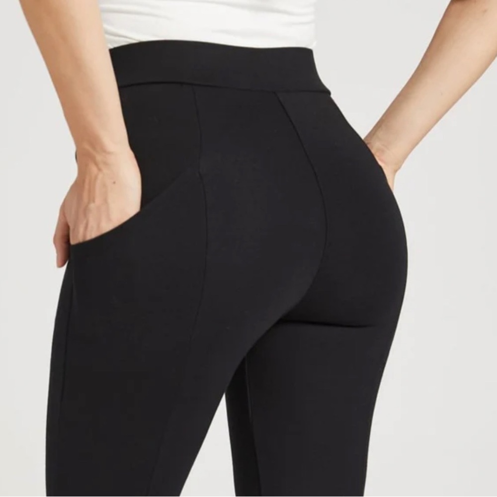 Betabrand Journey Pants Skinny Black Petite M - Picture 4 of 9
